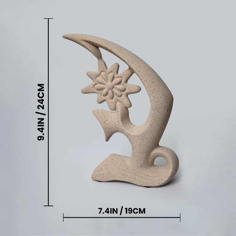 Serene Bloom Abstract Showpiece Set - Set Of Two media 5