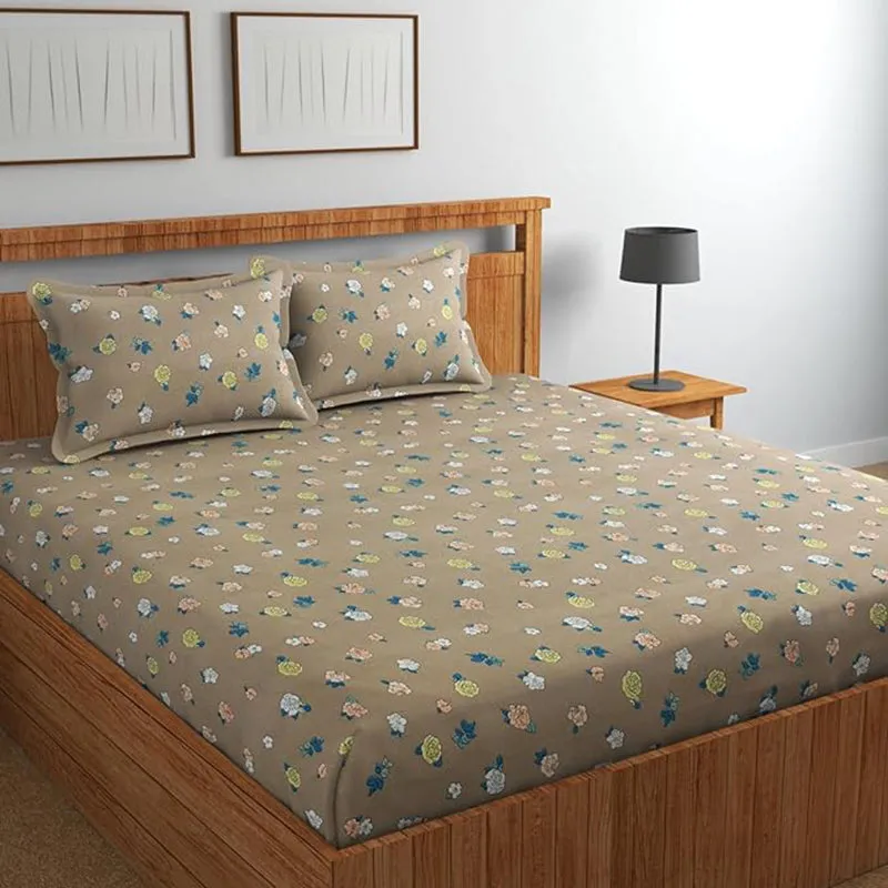 Myrtle Floral Microfiber Bedsheet - 110 GSM media 3