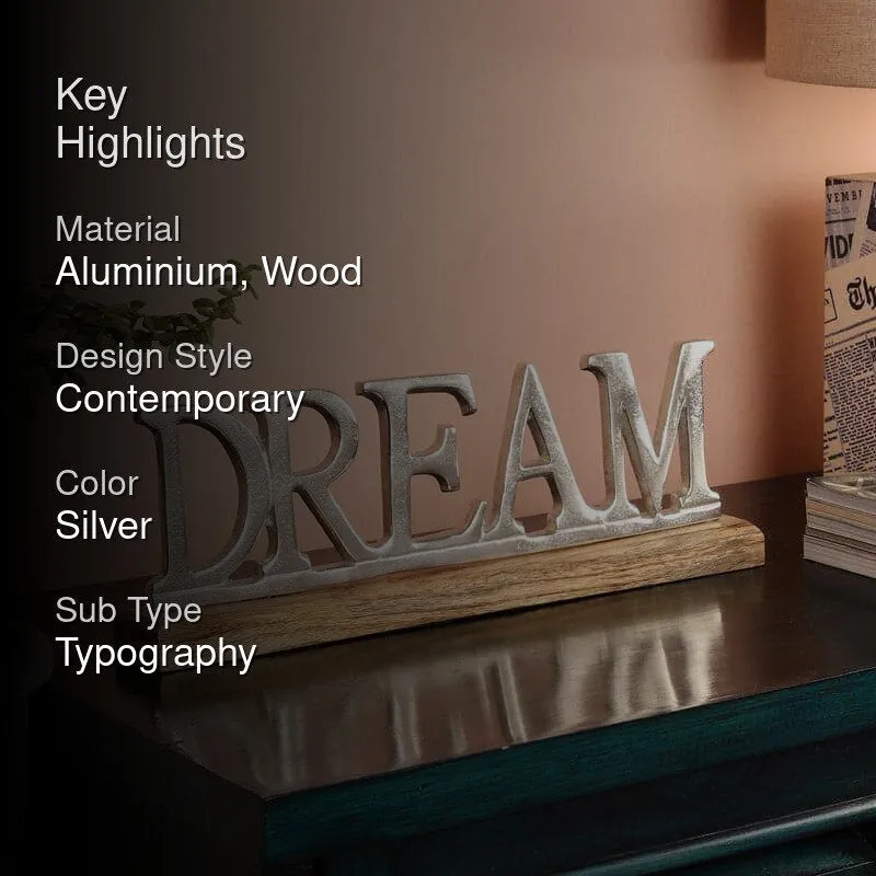 Dream Deal Typography Showpiece - Silver media 2