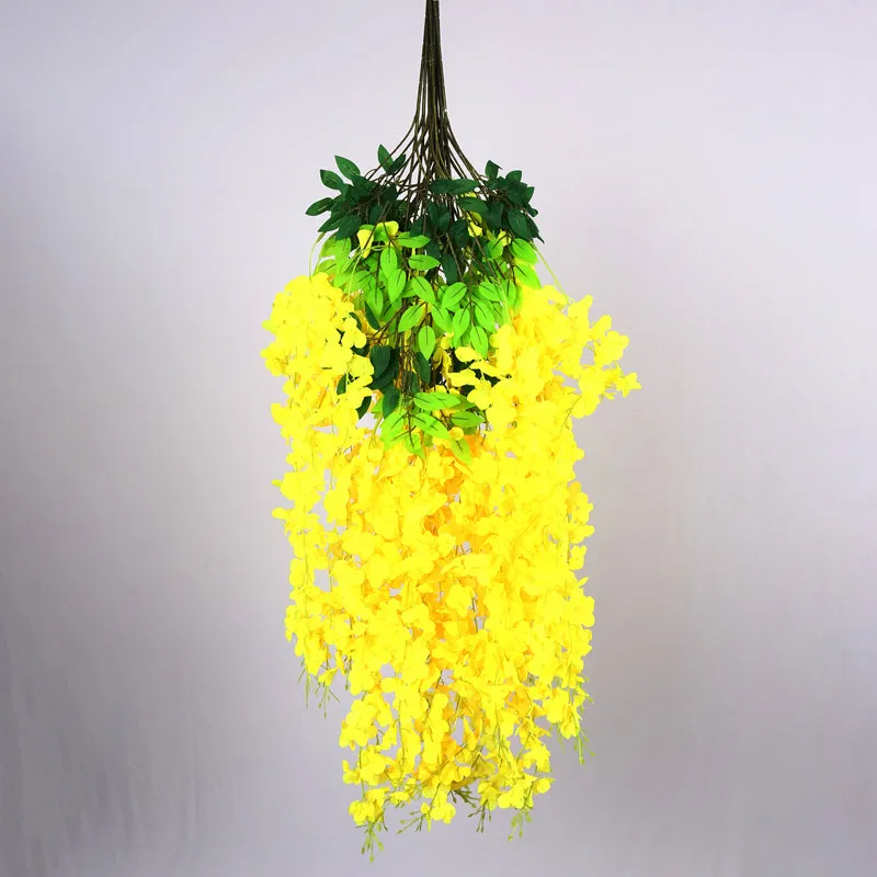 Perenna Artificial Orchid Bunch - Yellow media 6