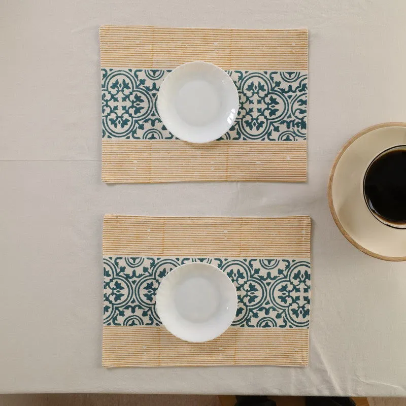 Ethnic Aura Canvas Table Mats - Set Of Two media 3