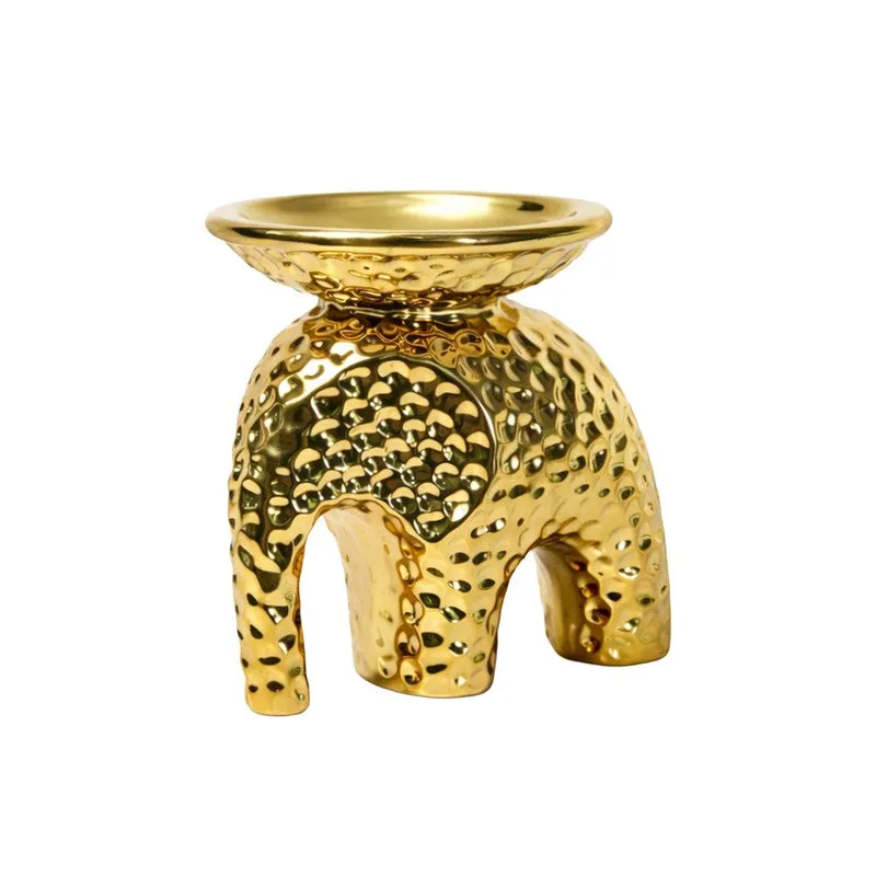 Suvarna Elephant Ceramic Candle Holder media 3