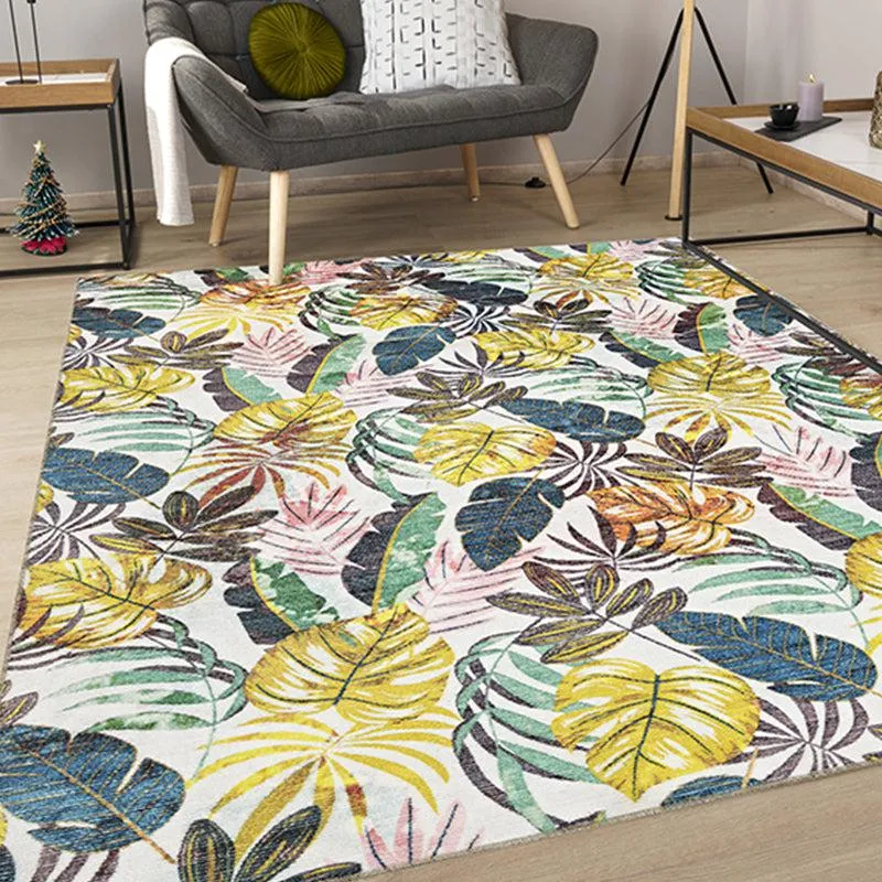 Aiden Tropical Carpet - Yellow & Green media 3
