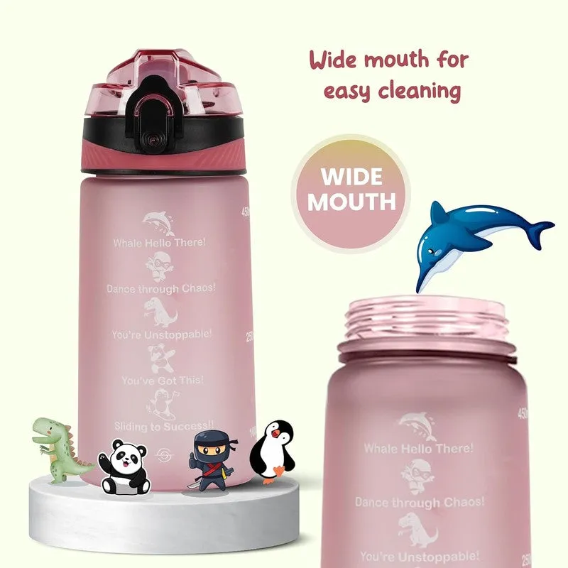 Solara Flexsip Plastic Water Bottle (500 mL) - Pink media 8