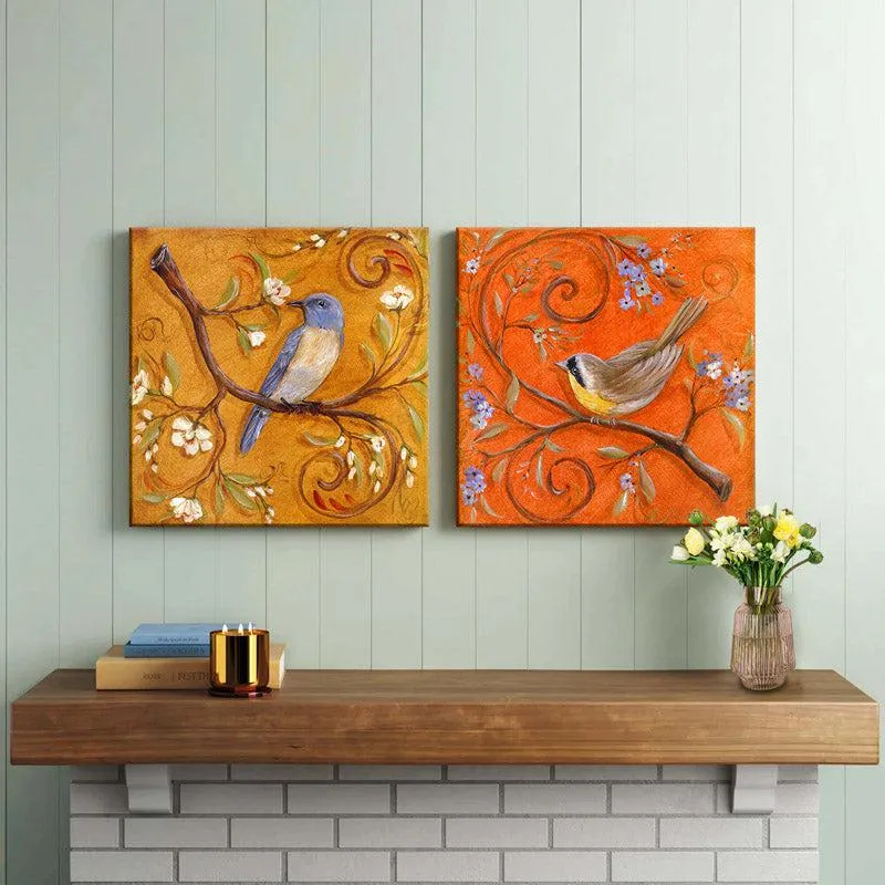 Kasper Cotton Canvas Wall Art - Set Of Two media 3