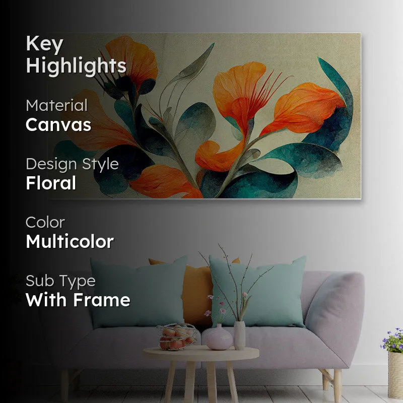 Ricasa Bloom Canvas Wall Painting media 2