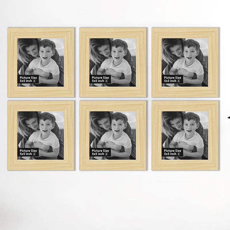 Willow Charm Photo Frame (Beige) - Set Of Six media 1