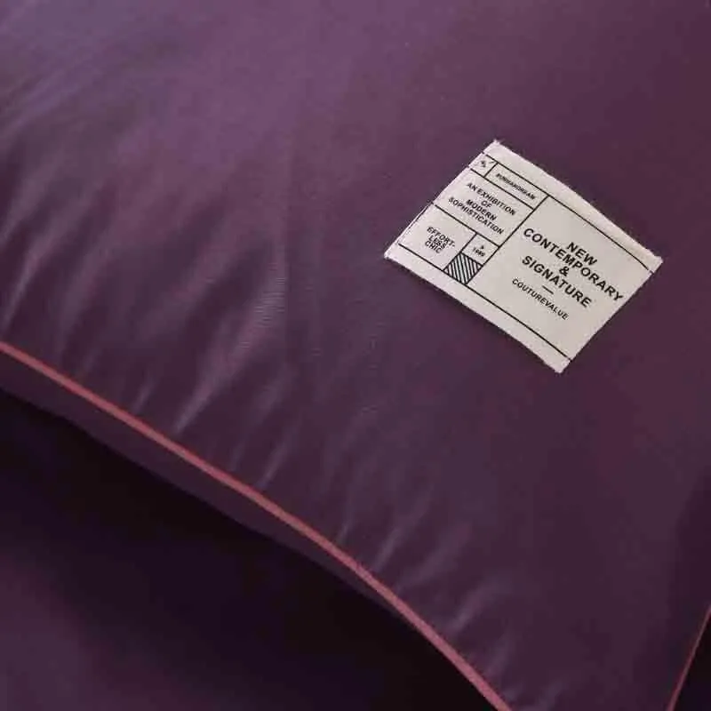 Royal in Mauve Cotton Bedsheet - 210 TC media 5
