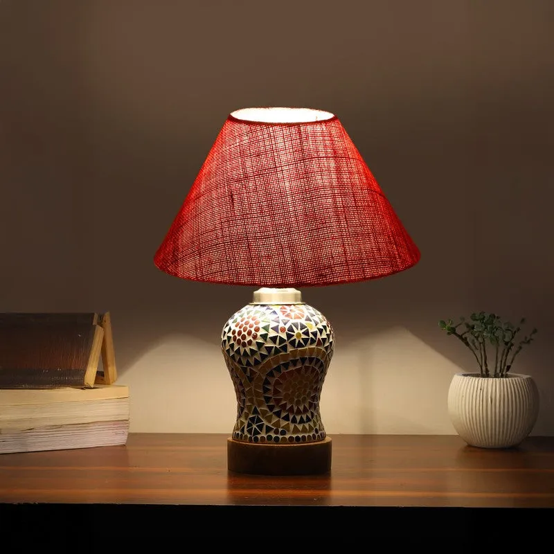 Nordra Wooden Table Lamp - Multicolor media 1