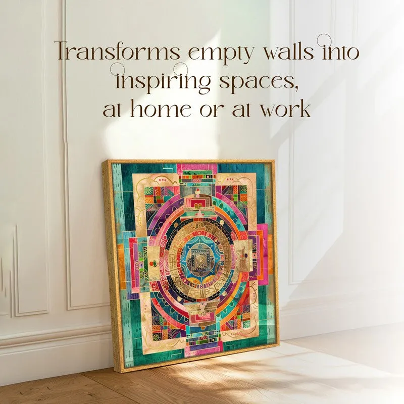 Lotus Majesty Wall Art With Frame media 4
