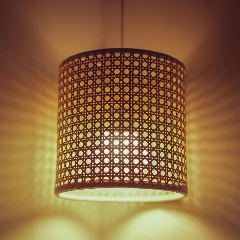 Woven Radiance Cylindrical Ceiling Lamp media 5
