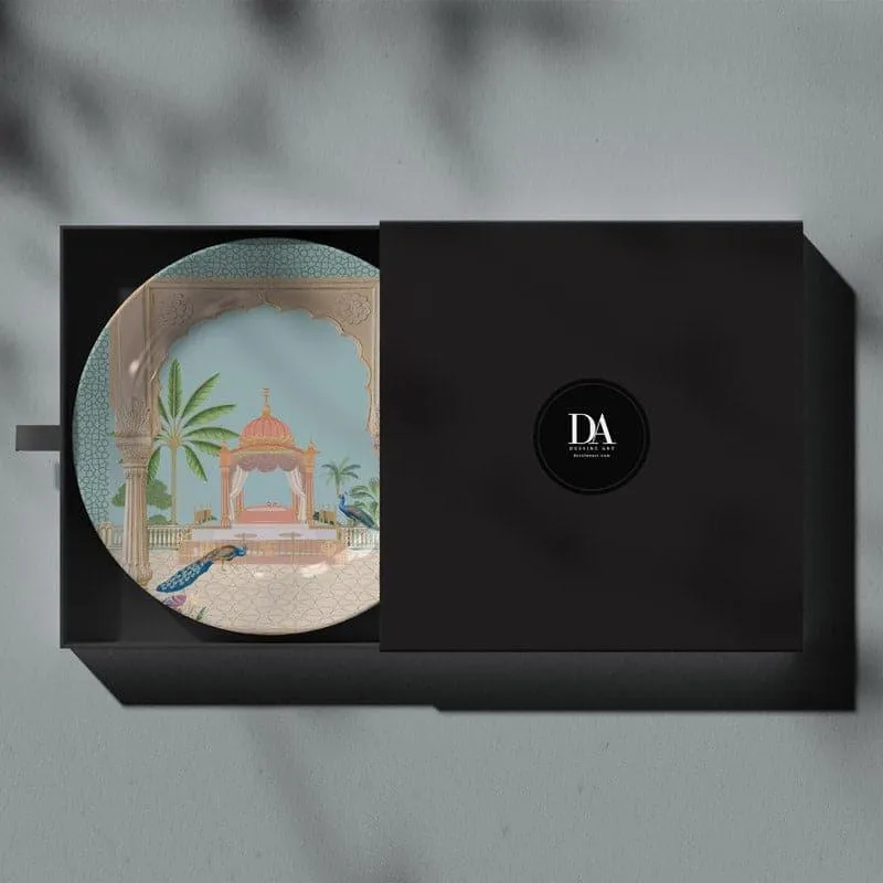 Wall plate presented inside a black gift box