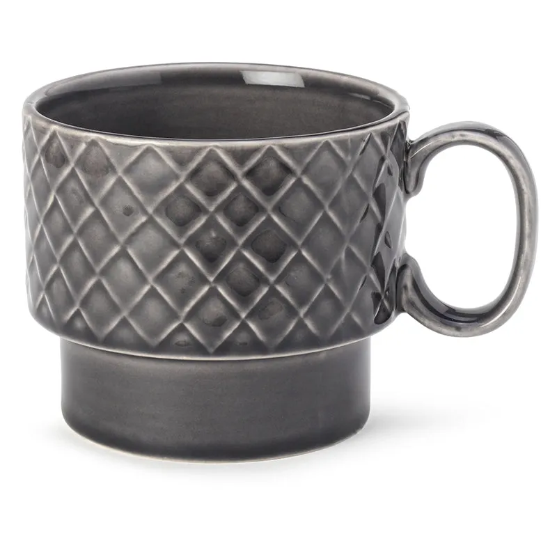 Fjord Ceramic Coffee Mug (500 mL) - Grey media 4