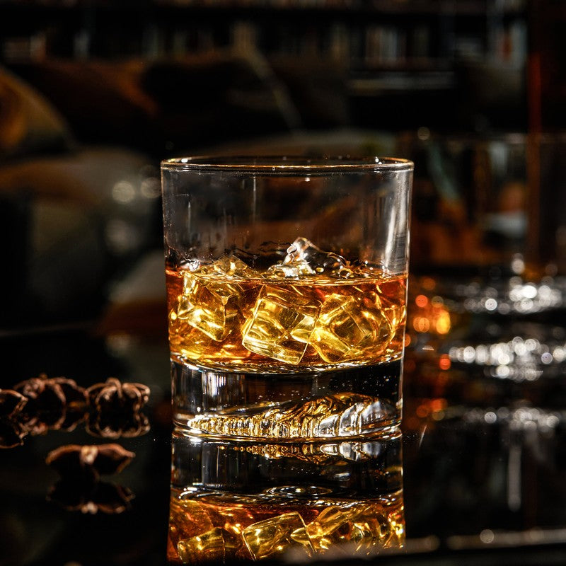 Lion Embossed Crystal Whiskey Glasses (290 mL Each) - Set Of Two media 5