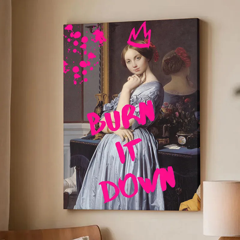 Burn It Down Wall Art media 4