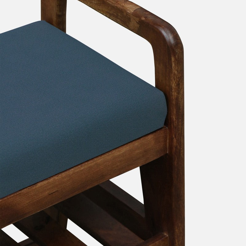Sole Nest Mango Wood Shoe Rack - Blue media 6