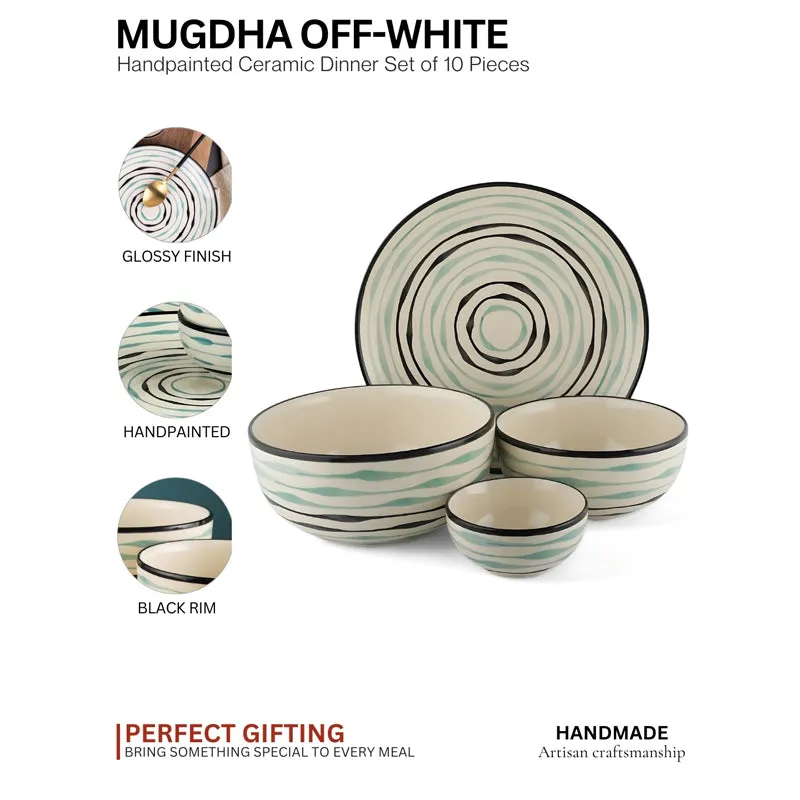 Sitara Stoneware Dinner Set - 10 Piece Set media 4