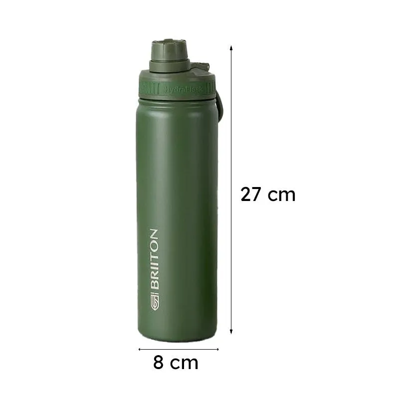 Quench Chic Hot & Cold Thermos Water Bottle (Dark Green) - 750 mL media 11