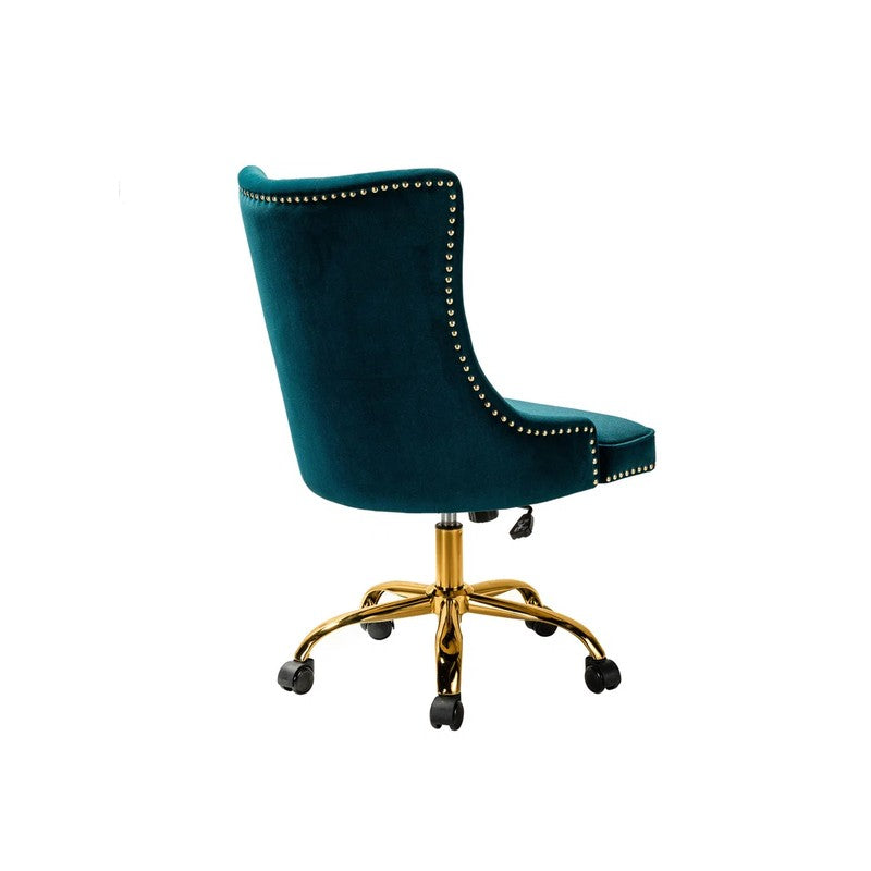 Seatra Neem Wood Office Chair - Blue media 5