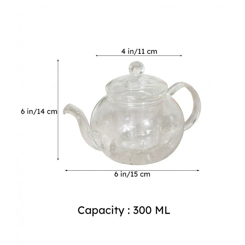 Morca Glass Tea Pot - 300 ML media 7