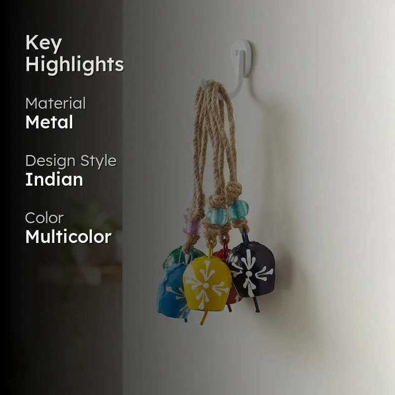 Echoa I Decorative Hanging Bell (Set Of Five) - Set Of Five media 2