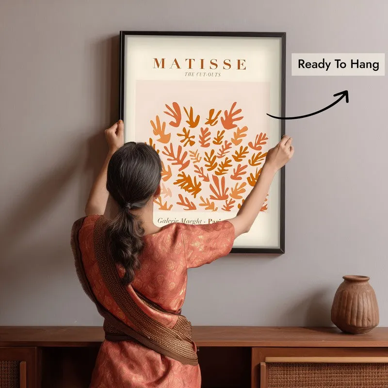 Botanical Rhythm Canvas Wall Painting With Black Frame media 6