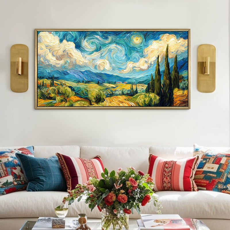 Skylume Canvas Wall Painting With Frame