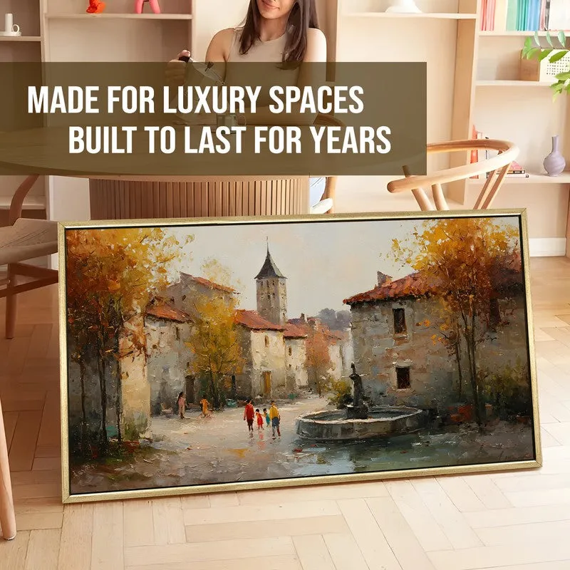 Village Echo Canvas Wall Painting With Frame media 5