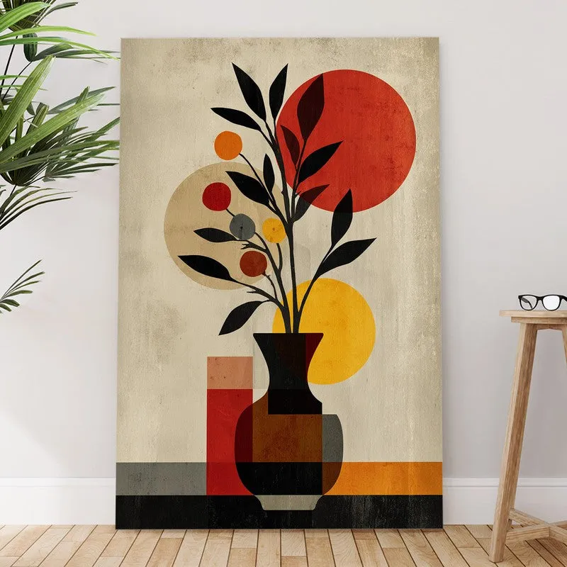 Abstract Botanical Form Canvas Wall Art media 6