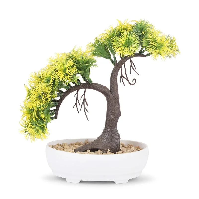 Emozen Bonsai Artificial Plant With Plastic Pot - 0.8 Feet media 5