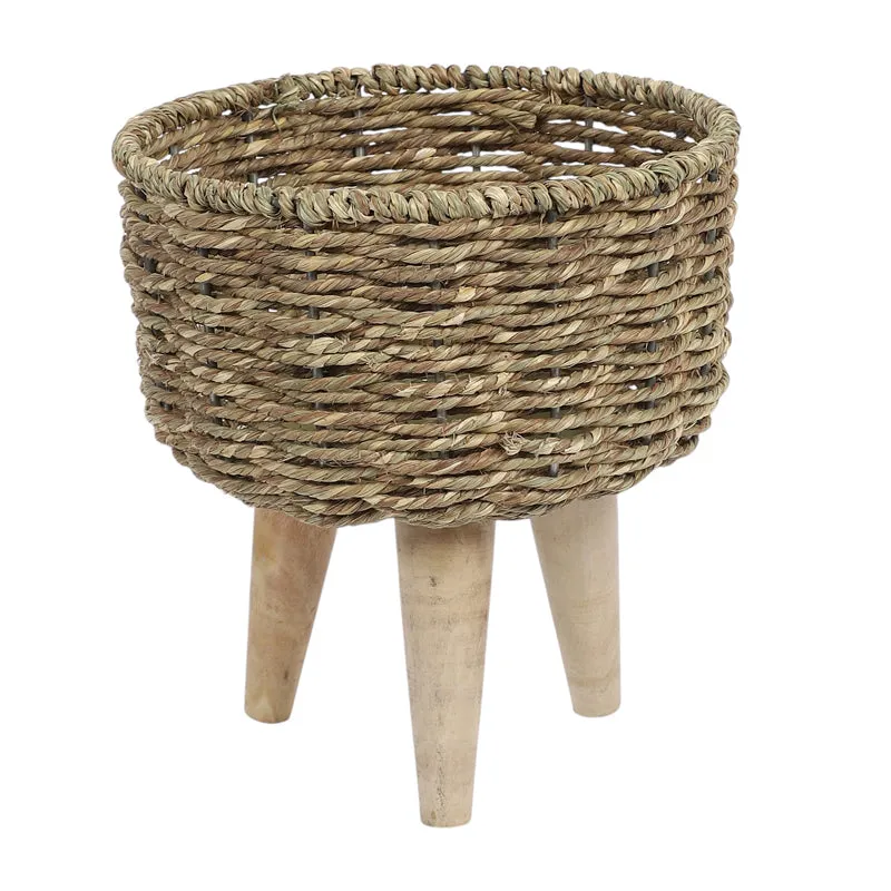 Wicker Grow Planter - Set Of Three media 5