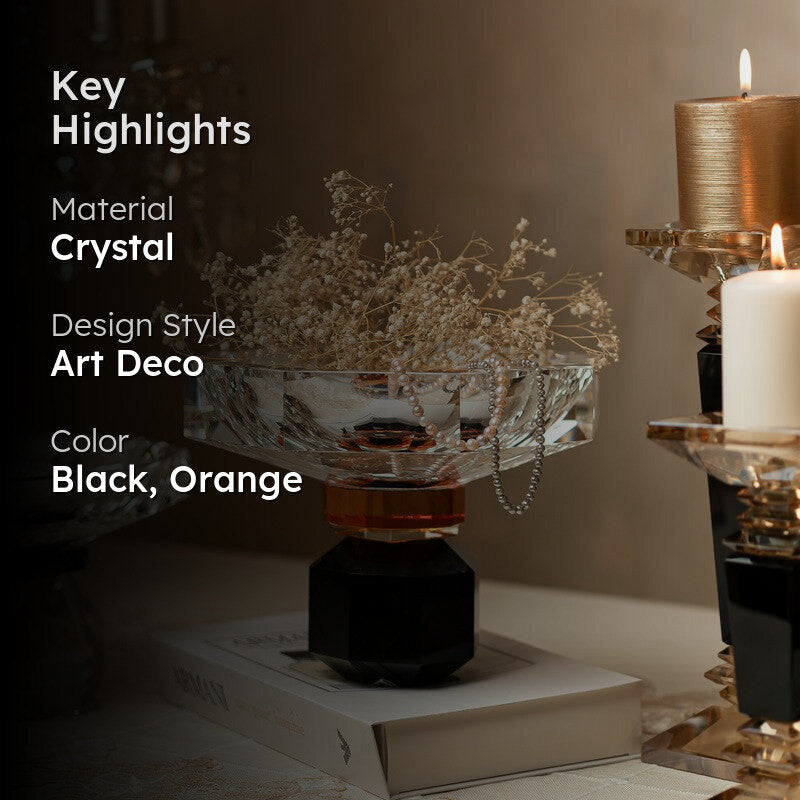 Ripple Crystal Accent Tray media 2