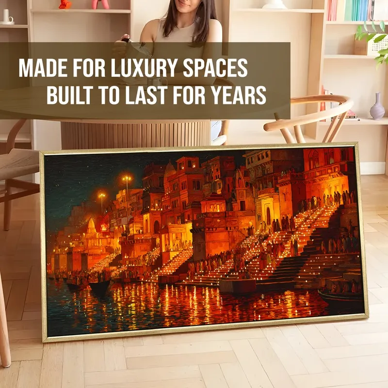 When Kashi Lights the River Wall Art media 5