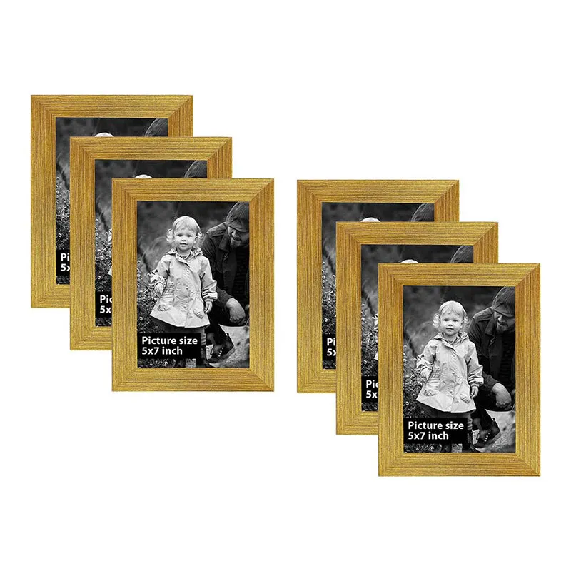 Willow Charm Rectangle Photo Frame (Gold) - Set Of Six media 3