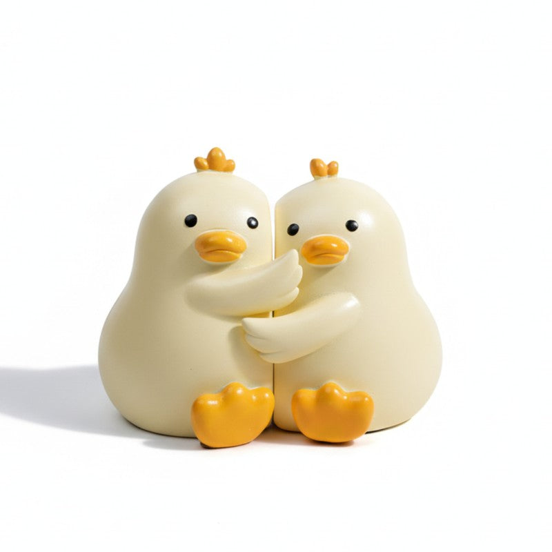 Snuggle Ducks Decor Showpiece - Yellow media 4