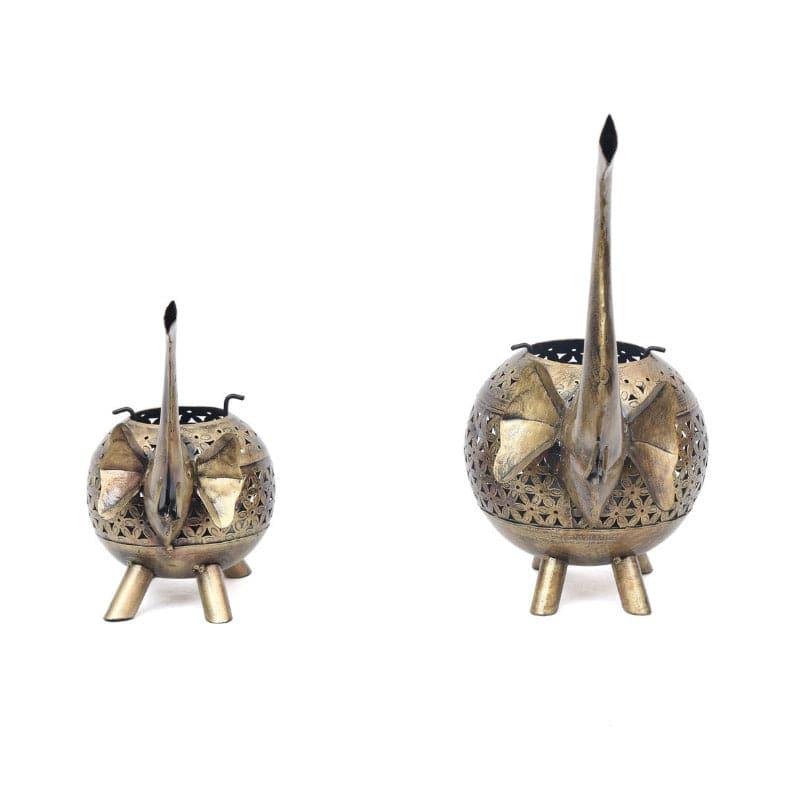 Elephant Tune Tealight Candle Holder - Set Of Two media 3