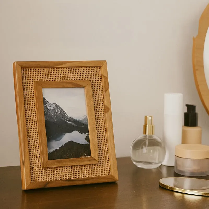 Fynlan Boho Wooden Photo Frame media 1