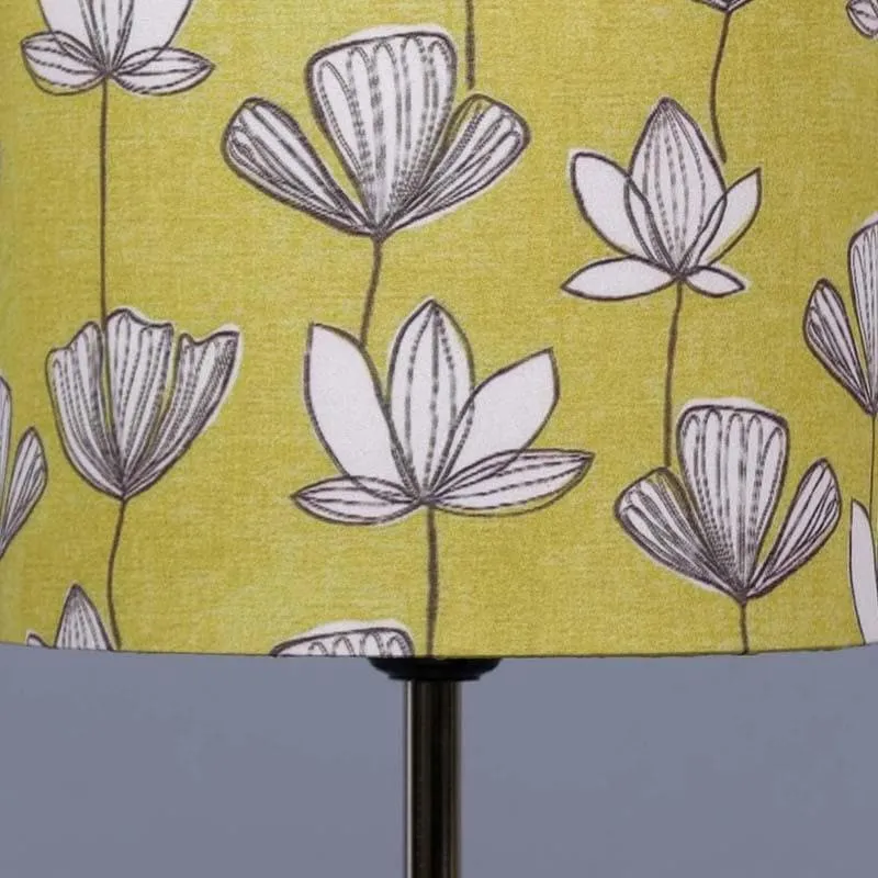 Mustard Muse Fabric Table Lamp - Yellow,White media 6