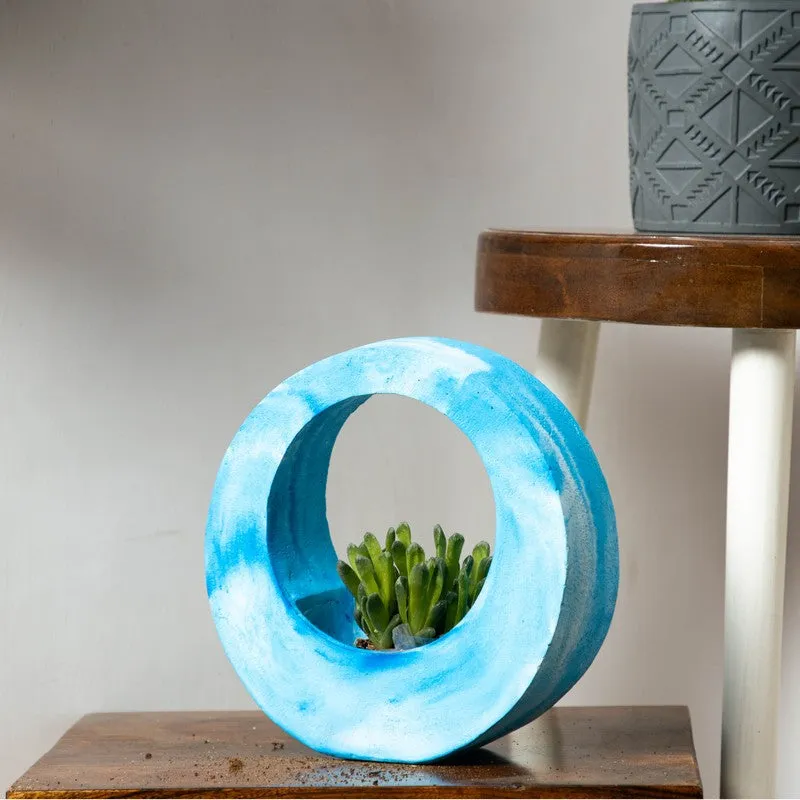 Archo Moon Planter - Blue media 2