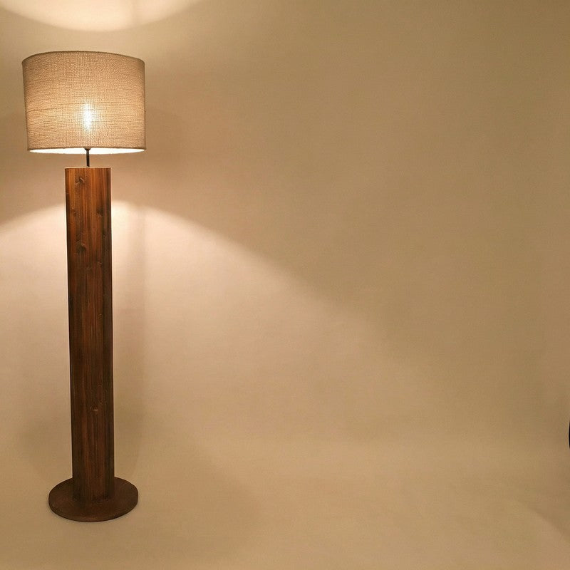 Yvette Rustic Wooden Floor Lamp media 7