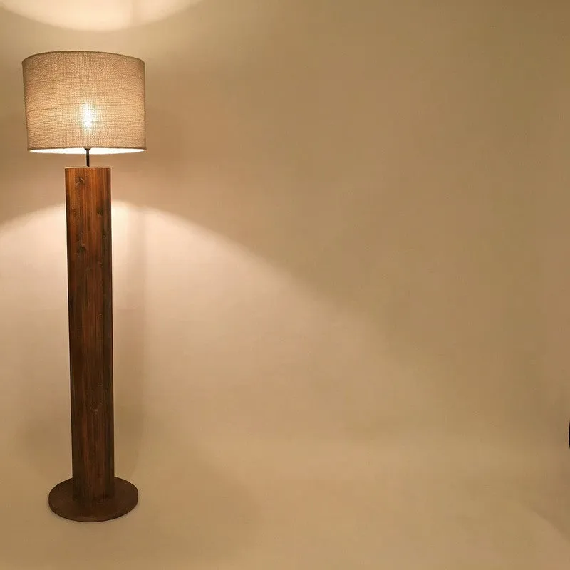 Yvette Rustic Wooden Floor Lamp media 7