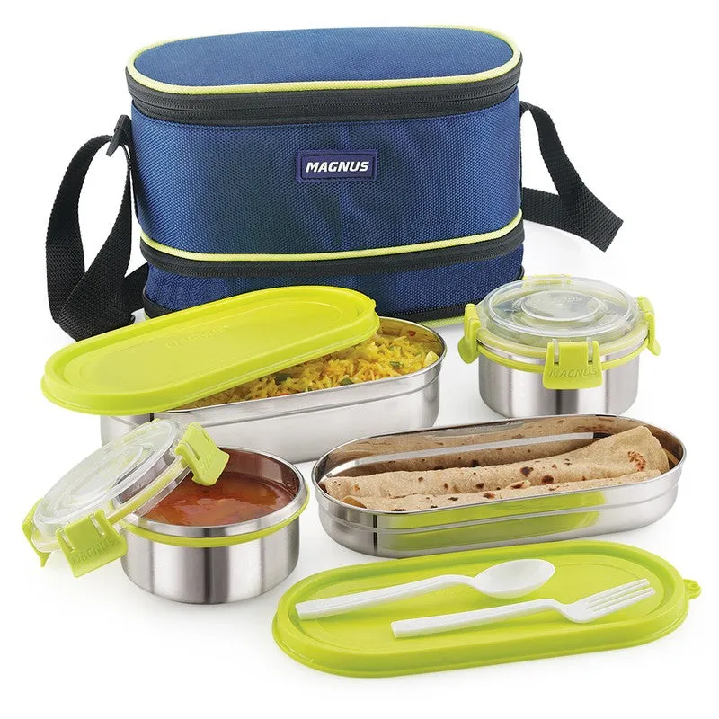Norix Go Lunch Box with Lunch Bag - Five Piece Set media 3