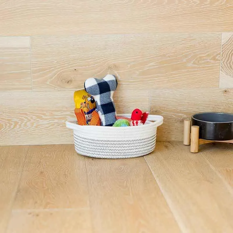 Stripey Mate Cotton Storage Basket - Set Of Three media 4
