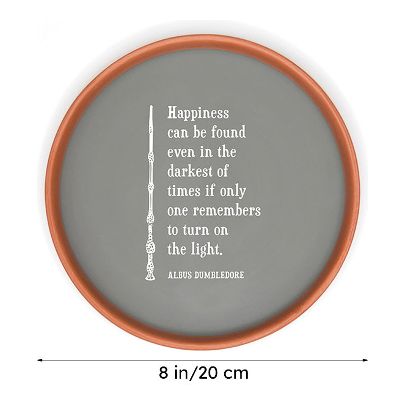 Dumbledor Quote Terracotta Wall Plate media 6