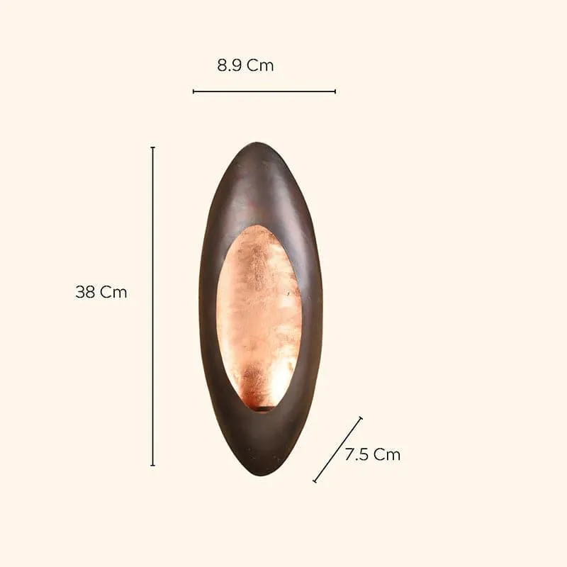 Mitha Wall Candle Holder - Copper media 5