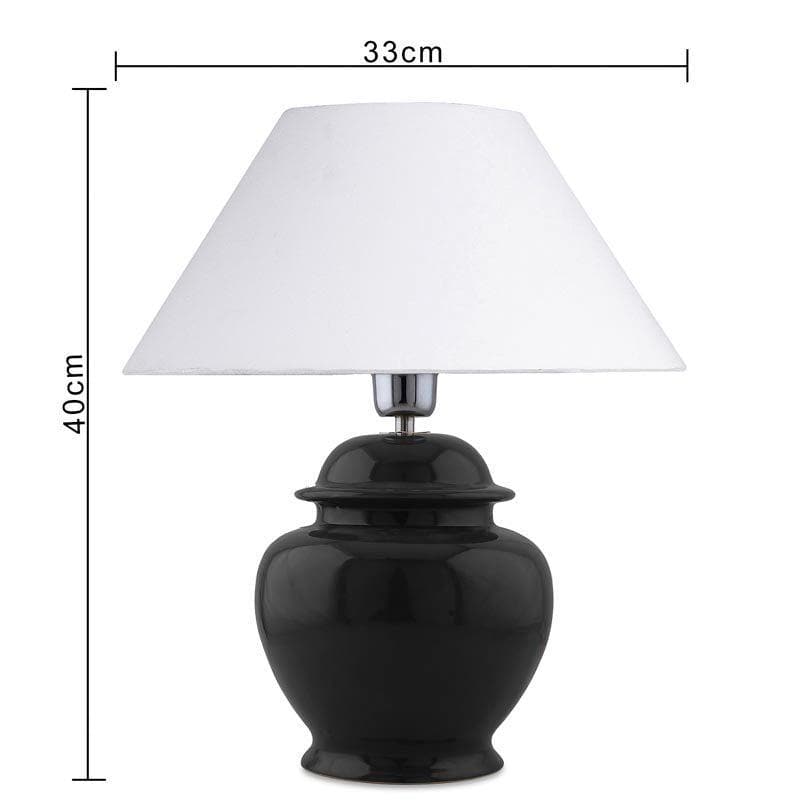Luminara Luxe Ceramic Table Lamp (White) - Set of Two media 6