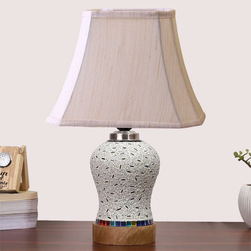 Nivora Square Wooden Table Lamp - Multicolor media 4