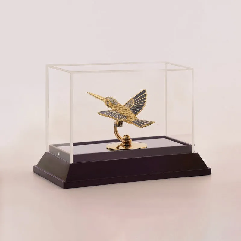 Golden Winged 24K Gold Plated Mild Steel Showpiece media 3