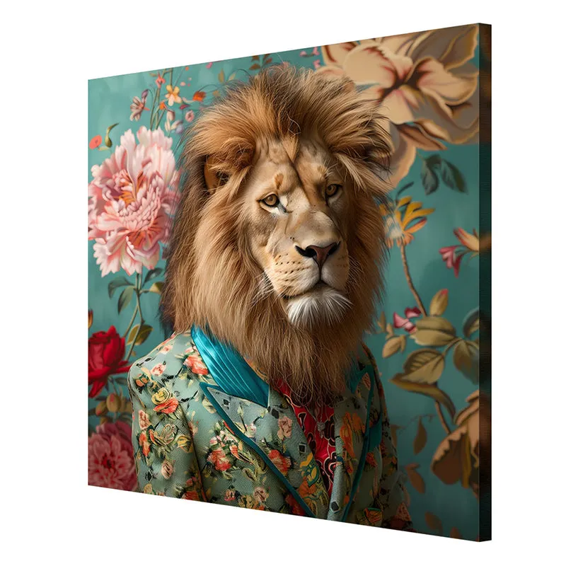 Royal Lion Wall Painting media 6
