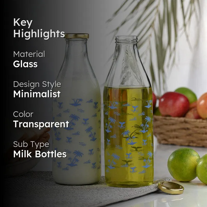 Ellia Milk Bottle (1000 mL Each) - Set Of Eight media 2